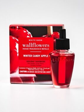 Bath & Body Works Wallflowers Refill Winter Candy Apple Holiday Refills 2 Pack
